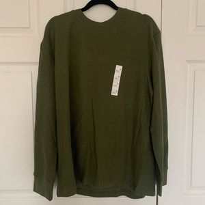 Goodfellow Olive Green Long Sleeve Shirt